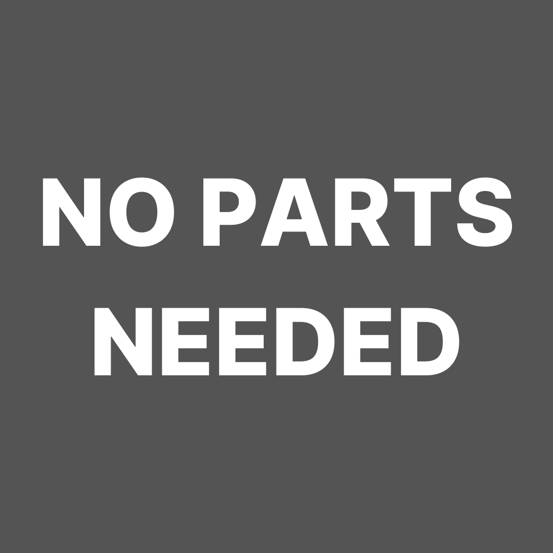 No Parts Needed <br> (Twisted Cables, Door Stuck Open, Door Out Of Track/Guide)